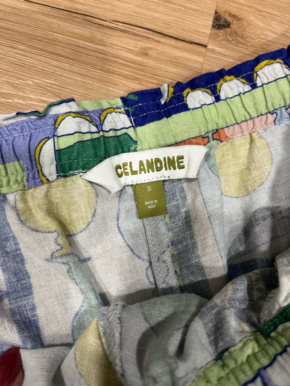 Anthropologie Linen Wide-Leg Pants | Celandine | Size Small - Picture 4 of 8